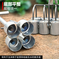 玉米播种机新款手压式营养坨制钵器播种神器育苗模具肥球泥坨打钉