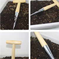 园艺打洞器播种育苗施肥用扦插植物打孔移植神器小苗移栽工具家用
