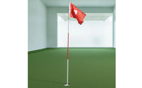 3-Section Golf Flag and Cup Set Detachable Golf Flagpole Set High-Visibility Bright for Golfers, Backyard