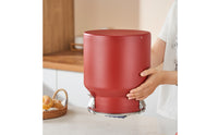 Sealed Storage Canister Stainless Steel Canister with Clasping Lid dampnessResistant Airtight Food Storage Container for Tea Lovers, Pet Owners