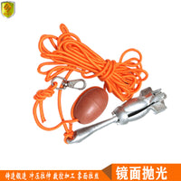 Folding Boat Anchor with Rope, Float, Hook, and Bag, Carbon Steel Hardware