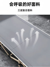 折叠床单人午睡办公室午休躺椅家用成人简易便携行军床户外多功能