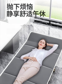 折叠床单人午睡办公室午休躺椅家用成人简易便携行军床户外多功能