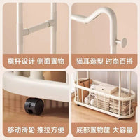 衣帽架挂落地衣架衣架立式可移动带轮家用客厅轻奢网红简易晾衣架