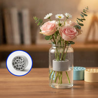 3 Pieces Multi-Hole Flower Stem Holder Upright Flower Frog Neat Floral Arranger Stable for Florists, Hobbyists, Vase, Table Displays