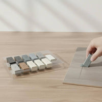 11 Pieces Plastic Floor Repair Putty Block Set Easy to Use
