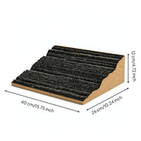 Cork Pet Ramp Sloped Pet Ramp with Grooved Surface Gentle Angle Dog Steps for Elderly Cats