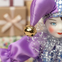 Ceramic Clown Figurine Souvenir Clown Doll Figurine Modern Art Design
