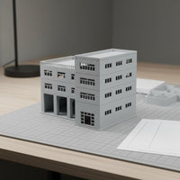Multi Scale Garage Building Model Realistic Texture Parking Garage Model Collectible Piece DIY Building Kit Easy to Assemble for Collectors, Scene Display Display