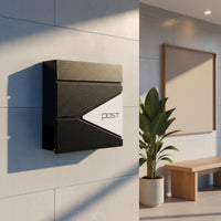 Letter Box Rust-Resistant Post Box Rainproof Front Door Mailbox