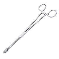 Stainless Steel Sponge Forceps 18CM 25CM Straight and Curved