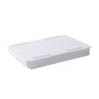 Expandable Under-Desk Drawer Storage Box with Sliding Lid