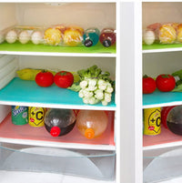 Refrigerator and Cabinet Liner Mats - Non-Slip, Anti-Fouling, Multi-Piece Set