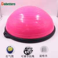 58cm Balance Ball Half Yoga Ball with Massage Nubs