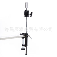 Mannequin Head Desktop Stand for Hair Styling Practice