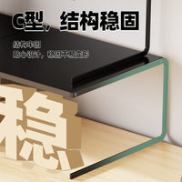 Narrow Desktop Riser with Adjustable Shelf