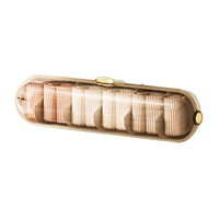 Wall-Mounted Transparent Underwear Sock Organizer Box with Lid, ABS+PET