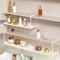 Mirror Cabinet Under-Shelf Storage Rack for Bathroom