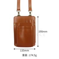 Durable Leather Tool Waist Bag for Gardeners and Florists