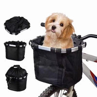 Universal Folding Waterproof Bike Basket with Pet Carrier