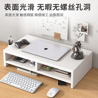 Desktop Organizer Shelf for Monitor and Laptop, 3-Layer, White