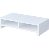 Desktop Organizer Shelf for Monitor and Laptop, 3-Layer, White