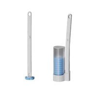 Disposable Toilet Brush Set with Dissolvable Refills