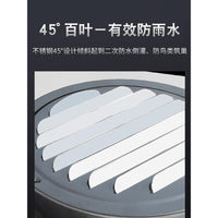 不锈钢平头平口防风罩防虫鸟通风口盖透气帽外墙孔排气管防雨风帽