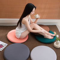Round Memory Foam Cushion, Removable Cover, for Dining Chair, Japanese Style