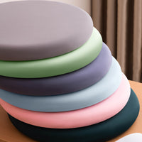 Round Memory Foam Cushion, Removable Cover, for Dining Chair, Japanese Style