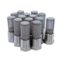 Stainless Steel Fine Mist Nozzle with Threaded Screen, Humidification Atomization Spray Head for Water