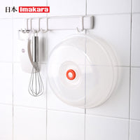 Round Plastic Microwave Splatter Cover for Kitchen Use
