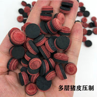 多层红皮头批发黑八大头桌球杆斯诺克小头九球杆皮头台球用品10mm
