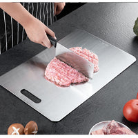 German 316 Stainless Steel Cutting Board, Non-Slip, Thickened