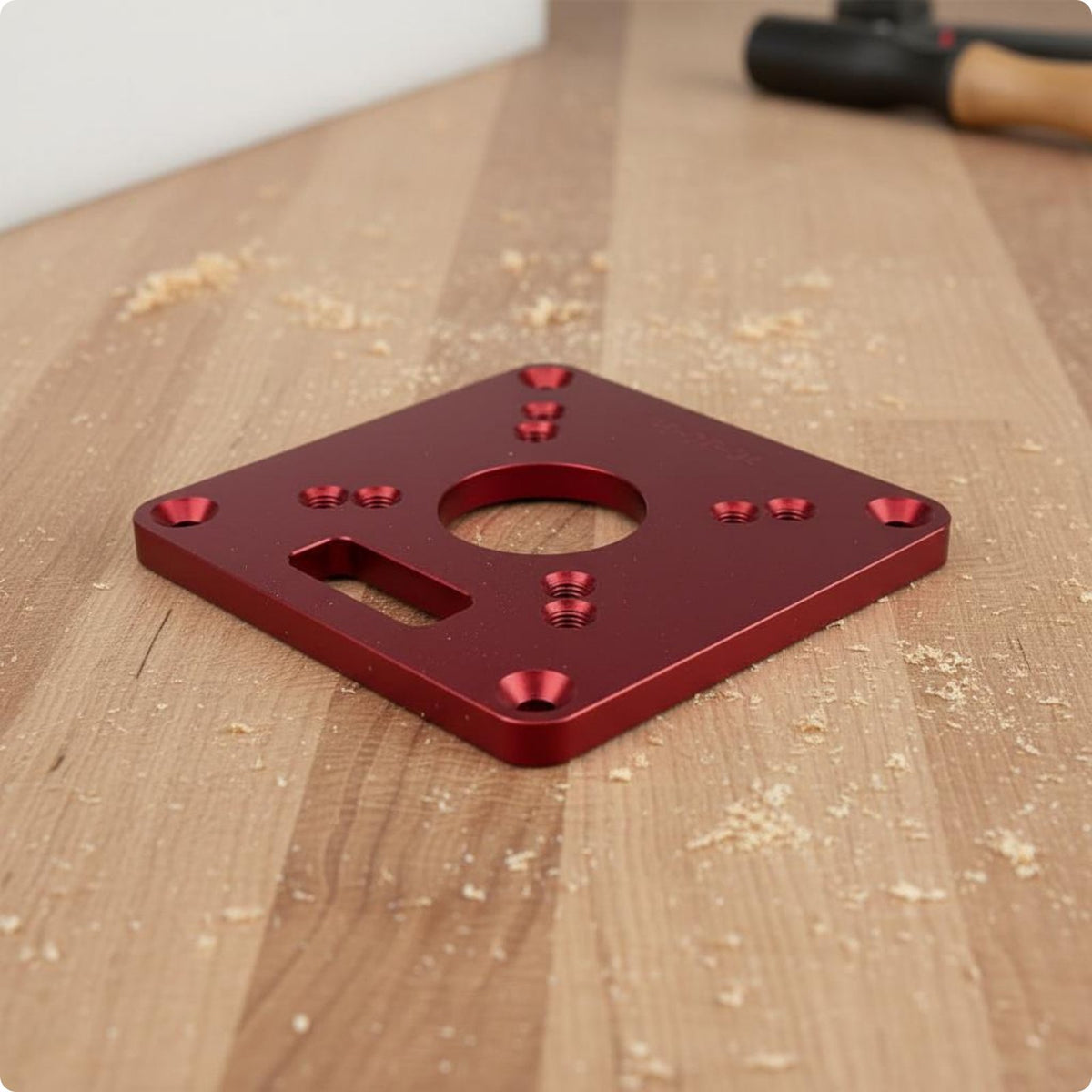 Trim Router Insert Plate Easy Installation Power Tool Accessory for Woodworkers
