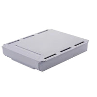 No-Drill Under-Desk Drawer Storage Box, Hanging Large-Capacity Organizer with Rod