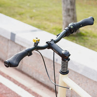 Mountain Bike Grips Rubber Silicone Anti-Slip Shock-Absorbing Lock-On