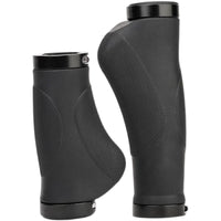 Mountain Bike Grips Rubber Silicone Anti-Slip Shock-Absorbing Lock-On