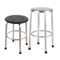 Stainless Steel Anti-Static Round Stool for Cleanroom and Workshop