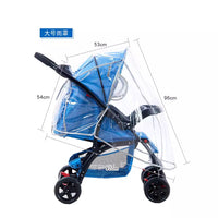 Universal Stroller Rain Cover Windproof Baby Cart Rain Shield