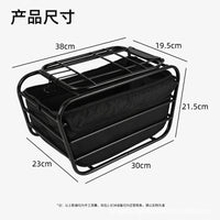 Bicycle Rear Basket for Pets - Metal, for Dogs or Cats, Front Mount Option