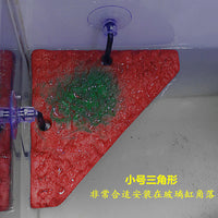 爬宠宠物乌龟晒背台假山晒台鱼缸造景躲避屋龟台浮岛升降浮台爬台