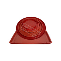 Chick Feeder Tray Poultry Feeding Plate for Chicks Ducks Geese Farm Supplies
