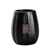 Vintage Ceramic Pen Holder Multifunctional Office Stationery Chinese Style Brush Storage Desktop Organizer