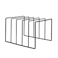 Iron Art Study Room Organizer File Storage Rack Simple Bookend Iron Display Stand Desktop Bookshelf