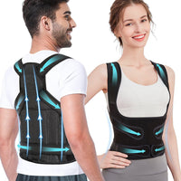 Unisex Adjustable Posture Corrector for Back Support - Invisible, Breathable, Shoulder Opening, and Back Beautifying