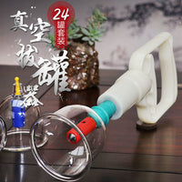 24-Piece Cupping Set, Vacuum Cupping Kit for Relief