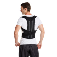 Adjustable Posture Corrector for Men and Women with Support Plate, Back Straightener for Hunchback Correction