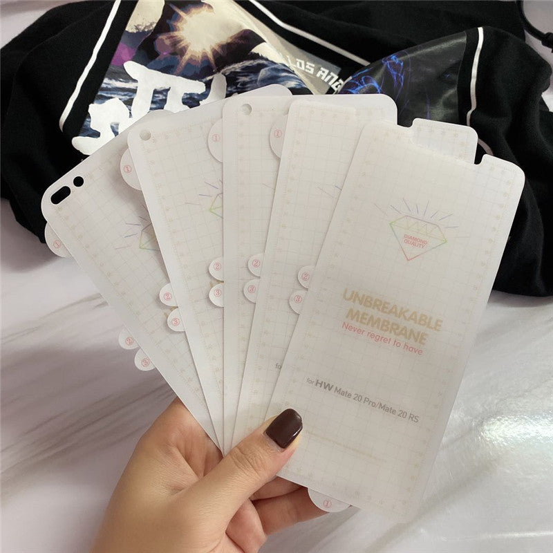 Hydrogel Screen Protector for Huawei Mate 30 Pro, P40 Pro, Nova 7, and Honor 30 Pro - Invisible Soft Film