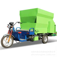 Automatic 3 Cubic Meter Farm Feeding Cart for Cattle Sheds and Pastures, Feed Spreader and Forage Dispenser